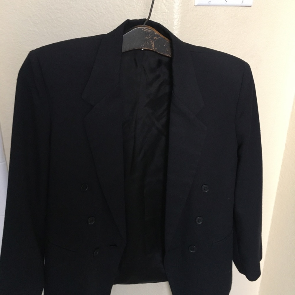 Boys black suit jacket size 12 slim